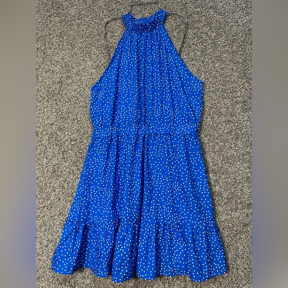 NWOT Ruffle Halter Neck Sleeveless Mini Dress Size XL - Picture 3 of 4